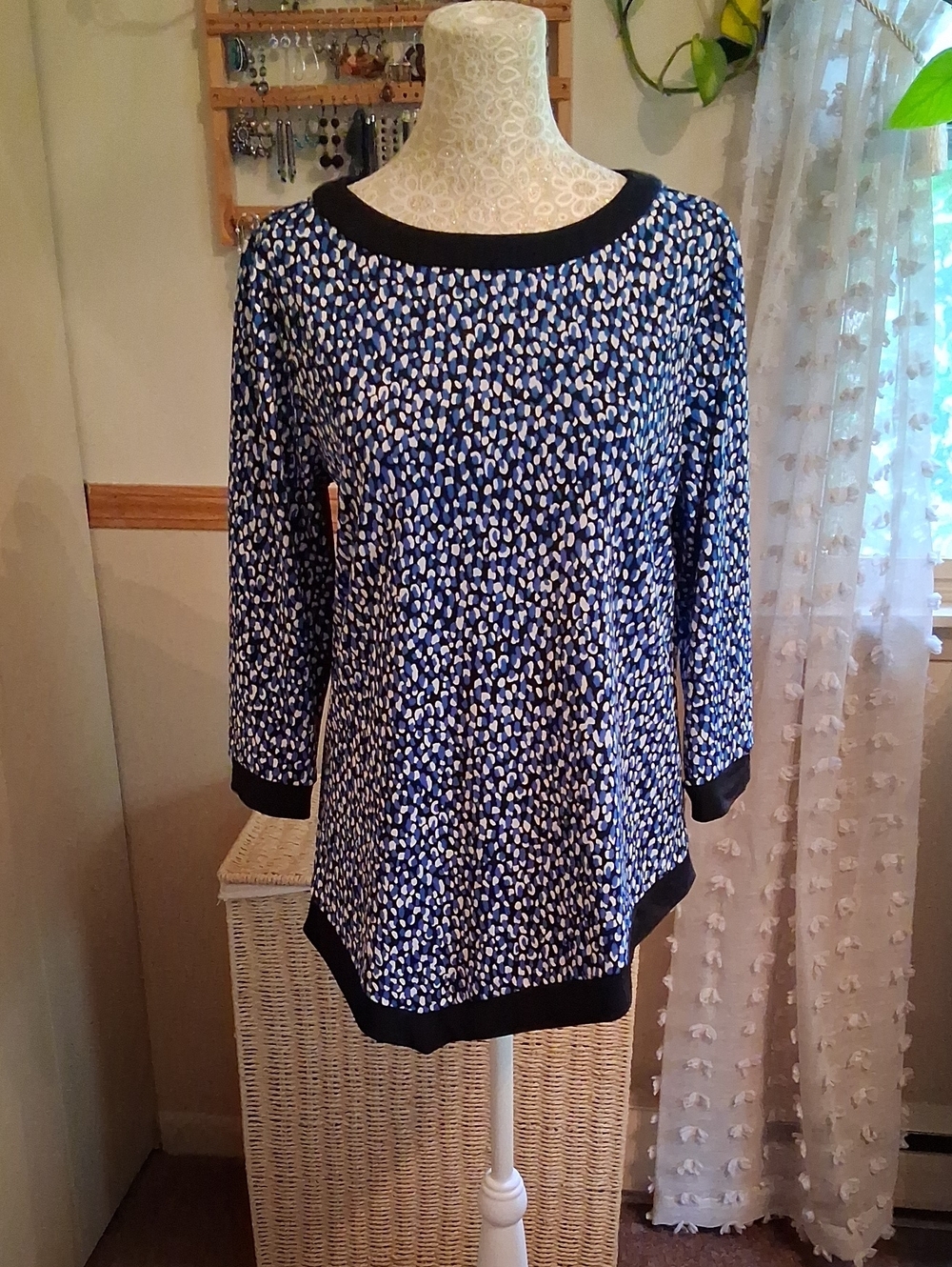 Croft & Barrow Printed Top. Size Small